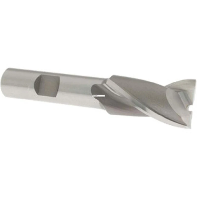 OSG 3/4, 1-5/16 LOC, 1/2 Shank Diam, 3-5/16 OAL, 2 Flute, Cobalt Square End Mill Single End, Uncoated, Spiral Flute, ...